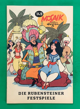 Original Mosaik Digedags Nr. 149 Die Rübensteiner Festspiele April 1969 Runkel-Serie