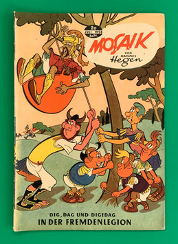 Original Mosaik der Digedags Nr. 20 In der Fremdenlegion Juli 1958 Römer-Serie