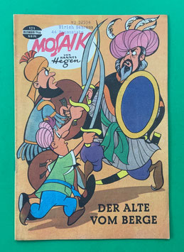 Original Mosaik der Digedags Nr. 121 Der Alte vom Berge Dezember 1966 Runkel-Serie exzellenter Zustand mit Abostempel