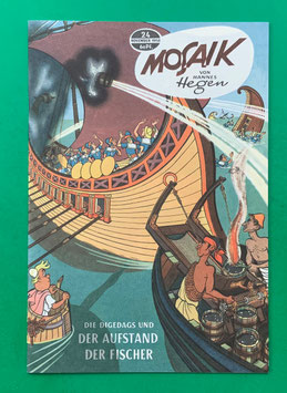 Mosaik Digedags originales Reprintheft Nr. 24 ohne Ösen aus Jubiläumskassette 2 - neuwertiger Zustand