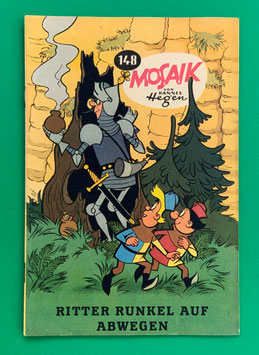 Original Mosaik der Digedags Nr. 148 Ritter Runkel auf Abwegen März 1969 Runkel-Serie