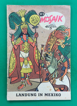 Original Mosaik der Digedags Nr. 173 Landung in Mexiko April 1971 Amerika-Serie original & vollständig