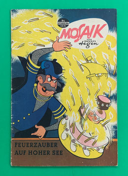 Original Mosaik der Digedags Nr. 94 abgeschn. H - Feuerzauber auf hoher See September 1964 Runkel-Serie