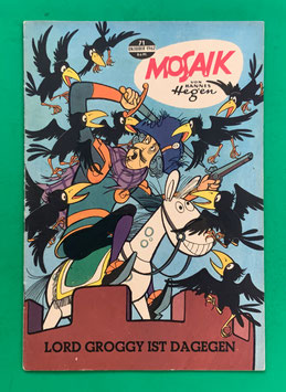 Original Mosaik Digedags Nr. 71 Lord Groggy ist dagegen Oktober 1962 Erfinder-Serie