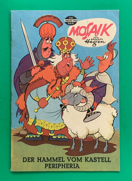 Original Mosaik der Digedags Nr. 110 Der Hammel vom Kastell Peripheria Januar 1966 Runkel-Serie exzellenter Zustand mit Abostempel
