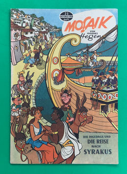 Original Mosaik Digedags Nr. 23 Die Reise nach Syrakus Oktober 1958 Römer-Serie