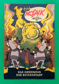 Original Mosaik der Digedags Nr. 99 Das Geheimnis der Ruinenstadt Februar 1965 Runkel-Serie
