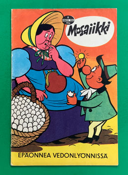 Original Mosaik Digedags Exportheft Finnland finnisch Mosaiikki Nr. 81 August 1963 Erfinder-Serie