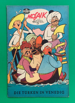 Original Mosaik der Digedags Nr. 88 Die Türken in Venedig März 1964 Erfinder-Serie