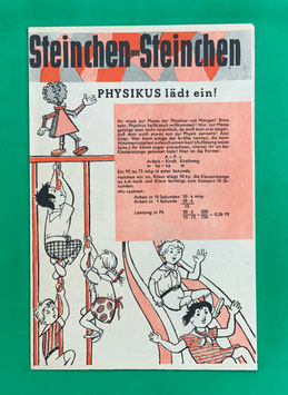 Original Mosaik Digedags Beilage Nr. 46 Physikus lädt ein! September 1960