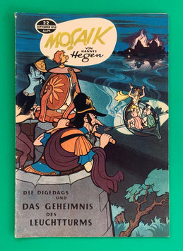 Original Mosaik der Digedags Nr. 22 Geheimnis des Leuchtturms September 1958 Römer-Serie