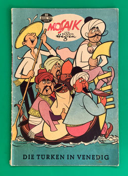 Original Mosaik der Digedags Nr. 88 Die Türken in Venedig März 1964 Erfinder-Serie