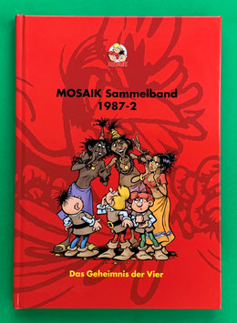 Original Mosaik Abrafaxe Hardcover Sammelband 035 Nr. 1987-2 Das Geheimnis der Vier limitiert mit signierter Grafik - verlagsseitig ausverkauft