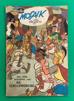 Original Mosaik der Digedags Nr. 17 Die Verschwörung April 1958 Römer-Serie