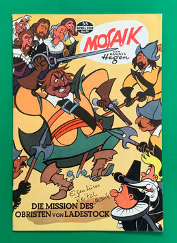Original Mosaik Digedags Exportheft Nr. 53 Die Mission des Obristen von Ladestock April 1961 Erfinder-Serie Otto-von-Guericke-Kapitel