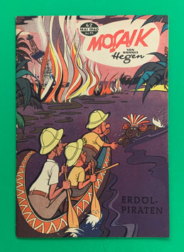 Original Mosaik Digedags Nr. 42 Erdölpiraten Mai 1960 Weltraum-Serie