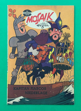 Original Mosaik der Digedags Nr. 96 Kapitän Fiascos Niederlage November 1964 Runkel-Serie exzellenter Zustand mit Abostempel