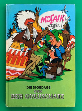Mosaikbuch Digedags Amerika-Serie Band 7 Die Digedags und der Goldschatz 3. Auflage 1987 Nr. 188-193