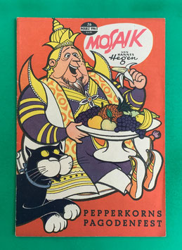 Original Mosaik der Digedags Nr. 76 Pepperkorns Pagodenfest März 1963 Erfinder-Serie