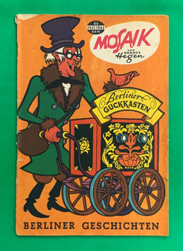Original Mosaik der Digedags Nr. 80 Berliner Geschichten Juli 1963 Erfinder-Serie