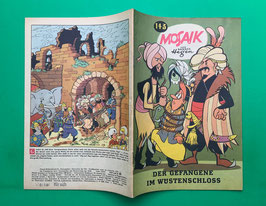 Original Mosaik der Digedags Nr. 143 Der Gefangene im Wüstenschloß Oktober 1968 Runkel-Serie
