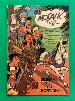 Original Mosaik der Digedags Nr. 49 Silbergrube „Letzte Hoffnung“ Dezember 1960 Erfinder-Serie
