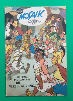 Original Mosaik der Digedags Nr. 17 Die Verschwörung April 1958 Römer-Serie