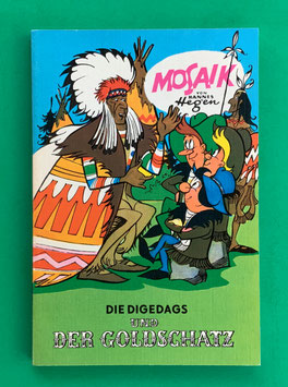 Mosaikbuch Digedags Amerika-Serie Band 7 Die Digedags und der Goldschatz 1. Auflage Paperback 1987 Nr. 188-193