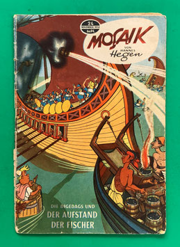 Original Mosaik der Digedags Nr. 24 Der Aufstand der Fischer November 1958 Römer-Serie