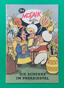 Original Mosaik der Digedags Nr. 144 Die Schenke im Paradiestal November 1968 Runkel-Serie original & vollständig
