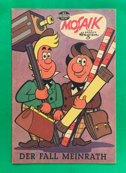 Original Mosaik der Digedags Nr. 83 Der Fall Meinrath Oktober 1963 Erfinder-Serie