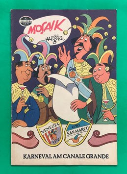 Original Mosaik der Digedags Nr. 92 Karneval am Canale Grande Juli 1964 Runkel-Serie