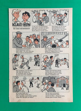 Original Mosaik Digedags Beilage Nr. 28 Der Schatz von Piepenhagen März 1959