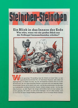 Original Mosaik Digedags Beilage Nr. 51 Ein Blick in das Innere der Erde Februar 1961 Kioskzustand