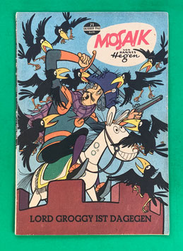 Original Mosaik der Digedags Nr. 71 Lord Groggy ist dagegen Oktober 1962 Erfinder-Serie