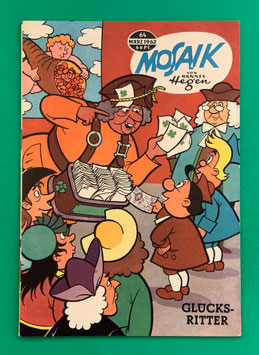Original Mosaik der Digedags Nr. 64 Glücksritter März 1962 Erfinder-Serie