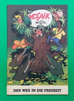 Original Mosaik der Digedags Nr. 163 Der Weg in die Freiheit Juni 1970 Amerika-Serie