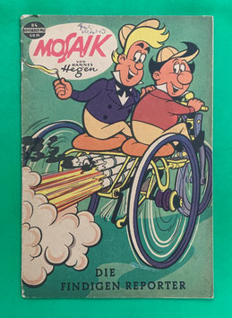 Original Mosaik der Digedags Nr. 84 Die findigen Reporter November 1963 Erfinder-Serie