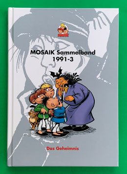 Original Mosaik Abrafaxe Hardcover Sammelband 048 Nr. 1991-3 Das Geheimnis limitiert mit signierter Grafik & eingeschweißt - verlagsseitig ausverkauft