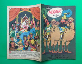 Original Mosaik der Digedags Nr. 112 Die Prinzen von Makkaronien März 1966 Runkel-Serie
