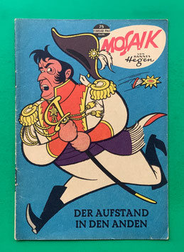 Original Mosaik der Digedags Nr. 75 Der Aufstand in den Anden Februar 1963 Erfinder-Serie
