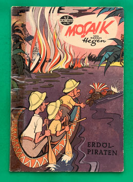 Original Mosaik der Digedags Nr. 42 Erdölpiraten 1960 Weltraum-Serie