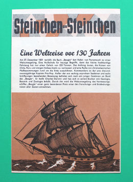 Original Mosaik Digedags Beilage Nr. 56 Eine Weltreise vor 130 Jahren Juli 1961 Kioskzustand