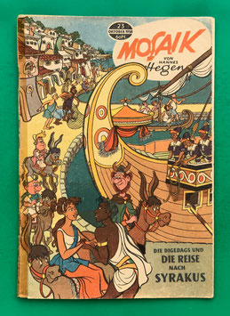 Original Mosaik der Digedags Nr. 23 Die Reise nach Syrakus Oktober 1958 Römer-Serie