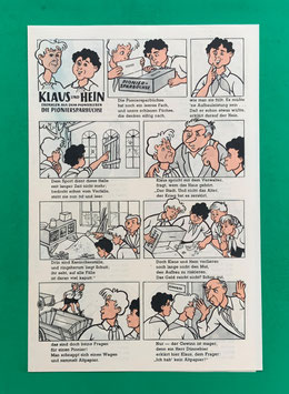 Original Mosaik der Digedags - Beilage Nummer 33