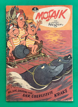 Original Mosaik der Digedags Nr. 6 Der überlistete Krake März 1957 Orient-Südsee-Serie