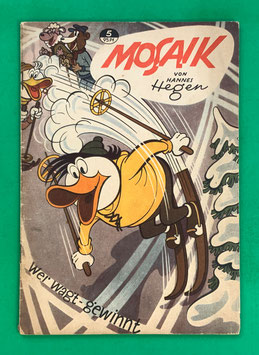 Original Mosaik der Digedags Nr. 5 Wer wagt - gewinnt Dezember 1956 Orient-Südsee-Serie