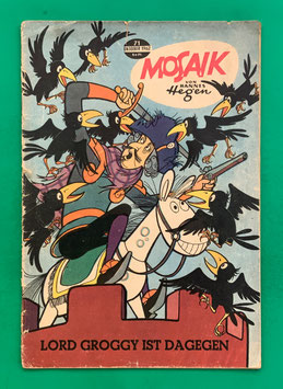 Original Mosaik der Digedags Nr. 71 Lord Groggy ist dagegen Oktober 1962 Erfinder-Serie