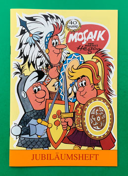 Mosaik Digedags Beilage zur Jubiläumskassette I Jubiläumsheft 40 Jahre Mosaik