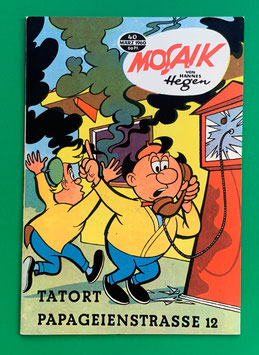 Original Mosaik Digedags Exportheft Nr. 40 Tatort Papageienstraße 12 März 1960 Weltraum-Serie Detektiv-Kapitel